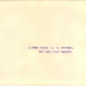 Soldier packet page