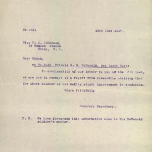 Soldier packet page