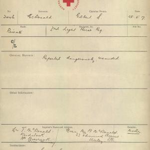 Soldier packet page
