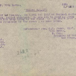 Soldier packet page