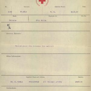 Soldier packet page