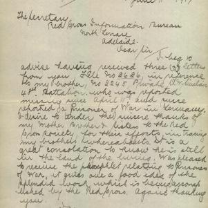 Soldier packet page