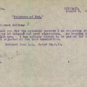Soldier packet page