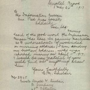 Soldier packet page