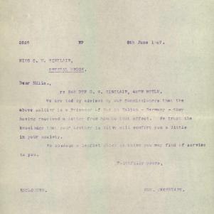 Soldier packet page