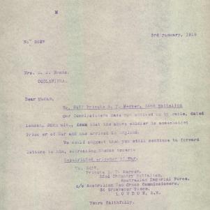 Soldier packet page