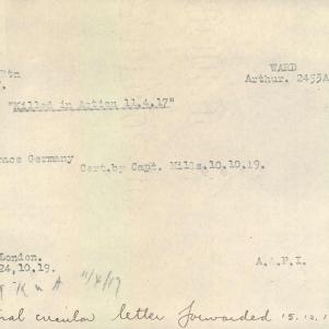 Soldier packet page