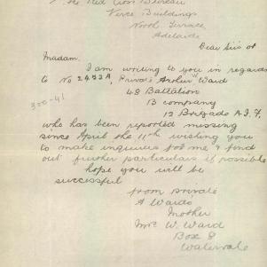Soldier packet page