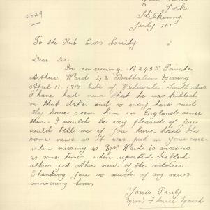 Soldier packet page