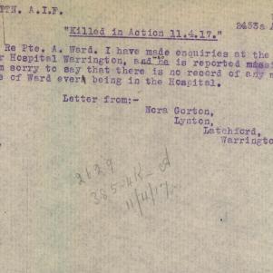 Soldier packet page