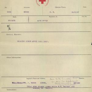 Soldier packet page