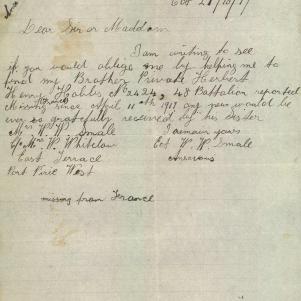 Soldier packet page