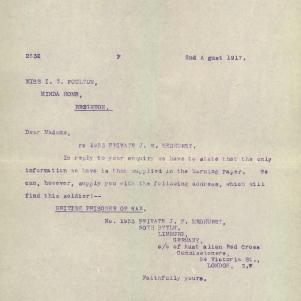 Soldier packet page
