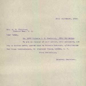 Soldier packet page