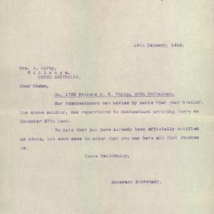 Soldier packet page