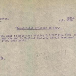 Soldier packet page