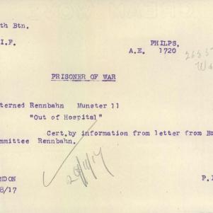 Soldier packet page