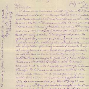 Soldier packet page