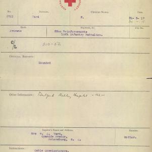 Soldier packet page