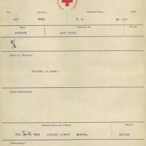 Soldier packet page