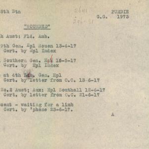 Soldier packet page