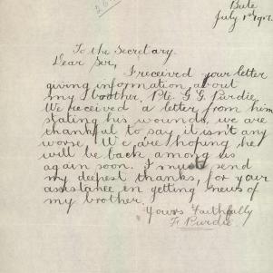 Soldier packet page
