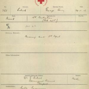 Soldier packet page