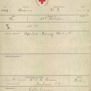 Soldier packet page