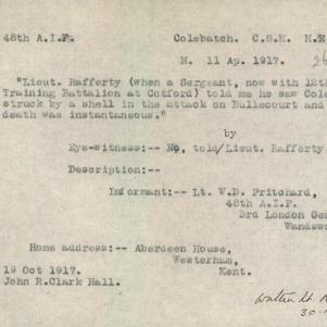 Soldier packet page
