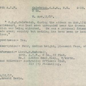 Soldier packet page