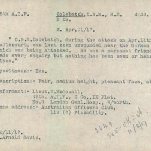 Soldier packet page