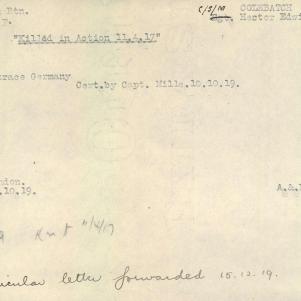 Soldier packet page