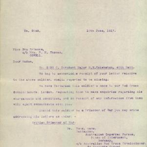 Soldier packet page