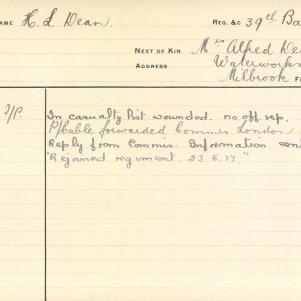 Soldier packet page