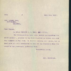 Soldier packet page