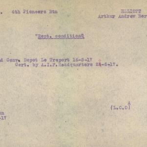 Soldier packet page