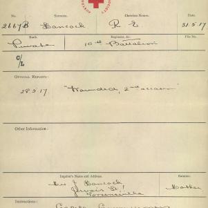Soldier packet page