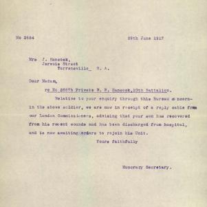 Soldier packet page