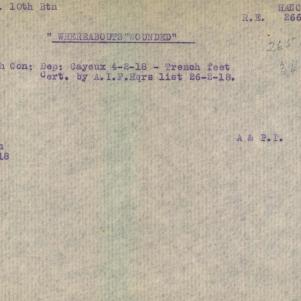 Soldier packet page