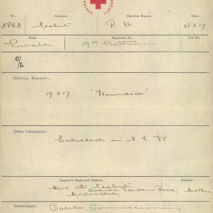 Soldier packet page