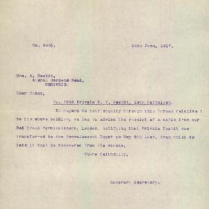 Soldier packet page