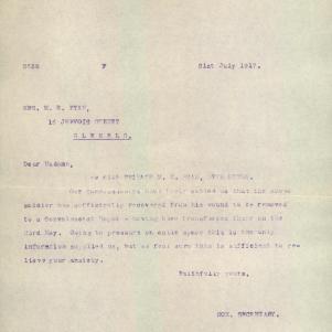 Soldier packet page