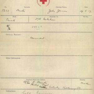 Soldier packet page
