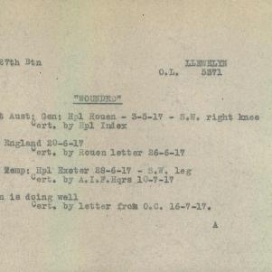 Soldier packet page