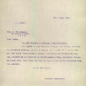 Soldier packet page