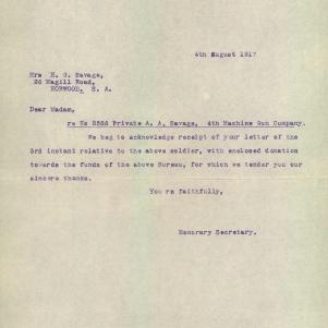 Soldier packet page