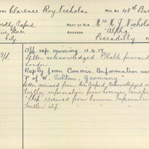Soldier packet page
