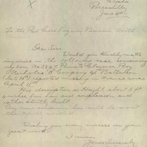 Soldier packet page
