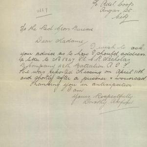 Soldier packet page