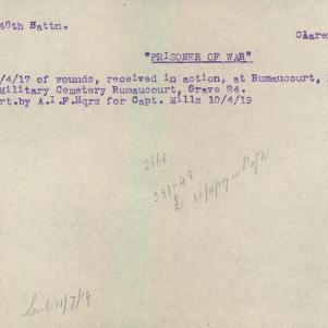 Soldier packet page
